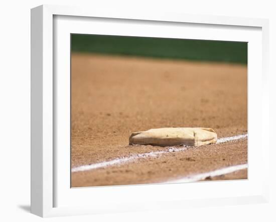 Baseball Base-Steven Sutton-Framed Photographic Print