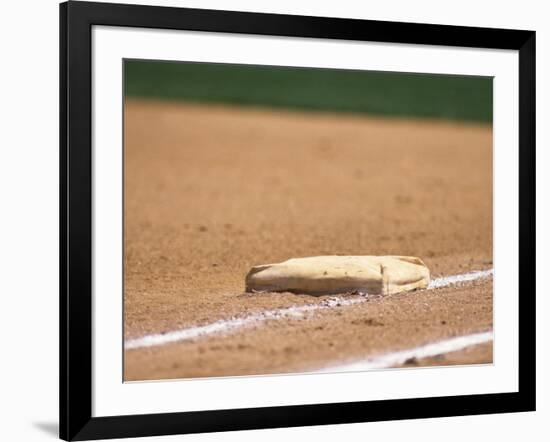 Baseball Base-Steven Sutton-Framed Photographic Print