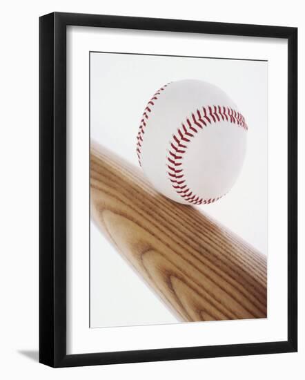 Baseball Bat and Ball-null-Framed Photographic Print