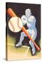 Baseball, Bat, Catcher-null-Stretched Canvas