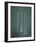 Baseball Bat Patent Blue-THE Studio-Framed Giclee Print