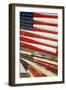 Baseball Bats Made into a Us Flag, Cooperstown, New York, USA-Cindy Miller Hopkins-Framed Photographic Print