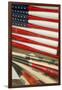 Baseball Bats Made into a Us Flag, Cooperstown, New York, USA-Cindy Miller Hopkins-Framed Photographic Print