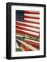 Baseball Bats Made into a Us Flag, Cooperstown, New York, USA-Cindy Miller Hopkins-Framed Photographic Print