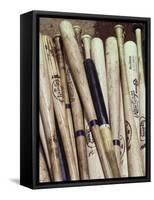 Baseball Bats-Paul Sutton-Framed Stretched Canvas