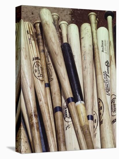 Baseball Bats-Paul Sutton-Stretched Canvas