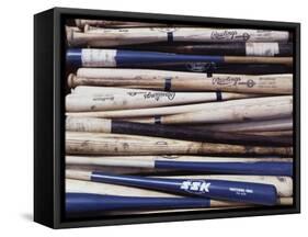 Baseball Bats-Paul Sutton-Framed Stretched Canvas