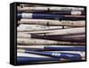 Baseball Bats-Paul Sutton-Framed Stretched Canvas