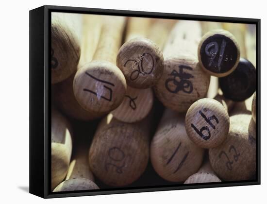 Baseball Bats-Paul Sutton-Framed Stretched Canvas