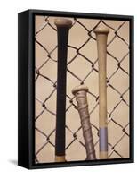 Baseball Bats-Chris Trotman-Framed Stretched Canvas