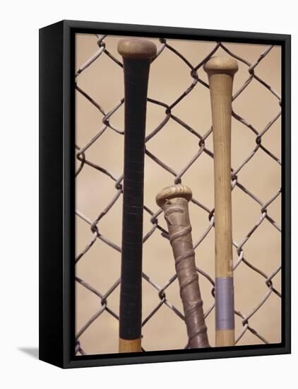 Baseball Bats-Chris Trotman-Framed Stretched Canvas