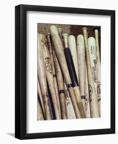 Baseball Bats-Paul Sutton-Framed Premium Photographic Print