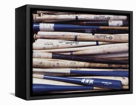 Baseball Bats-Paul Sutton-Framed Stretched Canvas