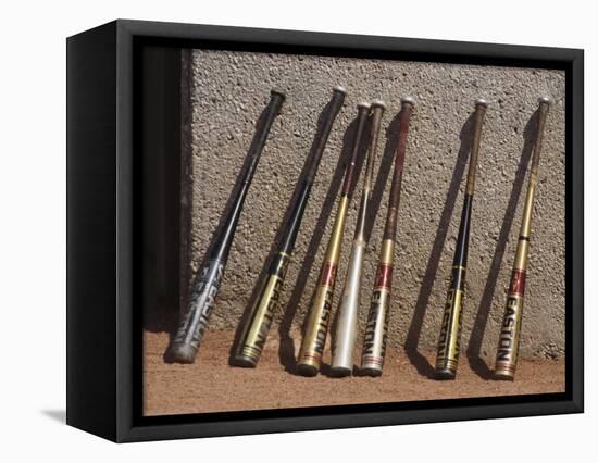 Baseball Bats-Steven Sutton-Framed Stretched Canvas