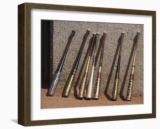 Baseball Bats-Steven Sutton-Framed Photographic Print