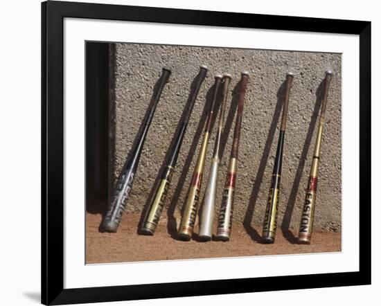 Baseball Bats-Steven Sutton-Framed Photographic Print