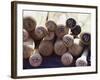 Baseball Bats-Paul Sutton-Framed Photographic Print