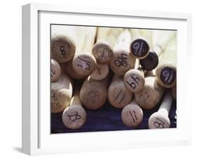 Baseball Bats-Paul Sutton-Framed Photographic Print