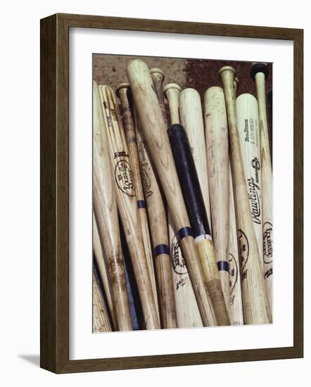 Baseball Bats-Paul Sutton-Framed Photographic Print