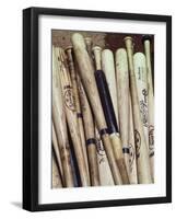 Baseball Bats-Paul Sutton-Framed Photographic Print