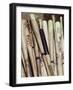 Baseball Bats-Paul Sutton-Framed Photographic Print