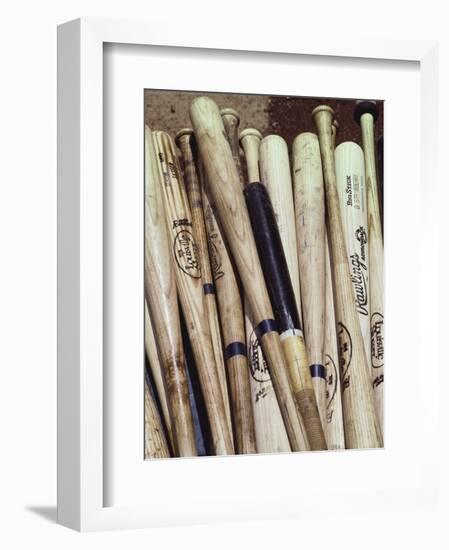 Baseball Bats-Paul Sutton-Framed Photographic Print