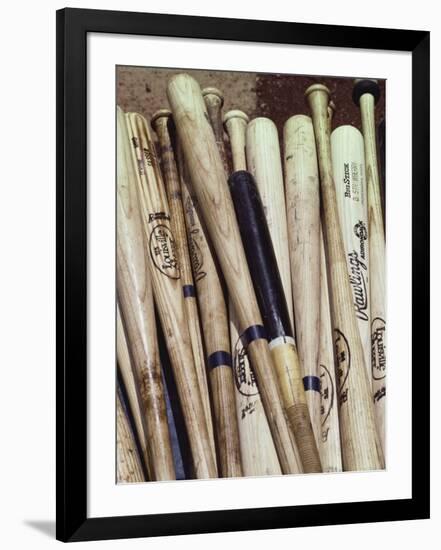 Baseball Bats-Paul Sutton-Framed Photographic Print