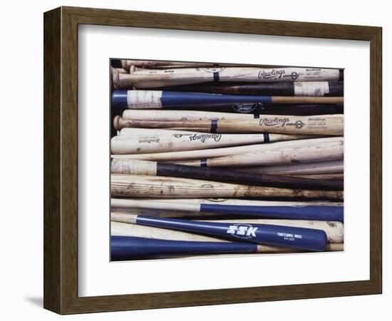 Baseball Bats-Paul Sutton-Framed Photographic Print