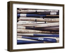 Baseball Bats-Paul Sutton-Framed Photographic Print