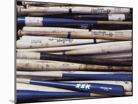 Baseball Bats-Paul Sutton-Mounted Photographic Print