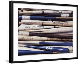 Baseball Bats-Paul Sutton-Framed Photographic Print