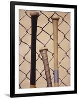 Baseball Bats-Chris Trotman-Framed Photographic Print