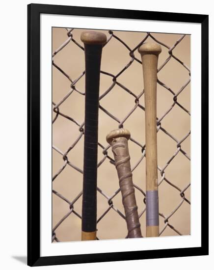 Baseball Bats-Chris Trotman-Framed Photographic Print