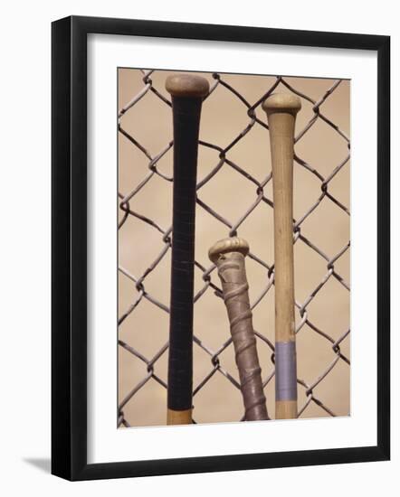Baseball Bats-Chris Trotman-Framed Photographic Print
