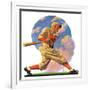 "Baseball Batter,"May 28, 1932-J.F. Kernan-Framed Giclee Print