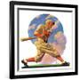 "Baseball Batter,"May 28, 1932-J.F. Kernan-Framed Giclee Print