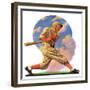 "Baseball Batter,"May 28, 1932-J.F. Kernan-Framed Giclee Print