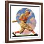 "Baseball Batter,"May 28, 1932-J.F. Kernan-Framed Giclee Print