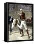 Baseball Batter Waiting for a Pitch, 1880s-null-Framed Stretched Canvas