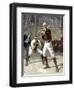 Baseball Batter Waiting for a Pitch, 1880s-null-Framed Premium Giclee Print