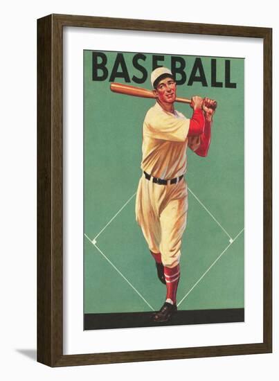 Baseball Batter-null-Framed Art Print