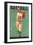 Baseball Batter-null-Framed Art Print