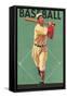 Baseball Batter-null-Framed Stretched Canvas