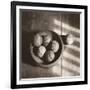 Baseball Bowl-Judy B^ Messer-Framed Art Print