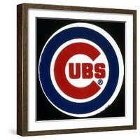 Baseball Button-null-Framed Giclee Print