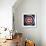 Baseball Button-null-Framed Giclee Print displayed on a wall