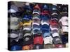 Baseball Caps for Sale, Santa Monica Pier, Santa Monica, California, USA-Ethel Davies-Stretched Canvas