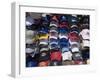 Baseball Caps for Sale, Santa Monica Pier, Santa Monica, California, USA-Ethel Davies-Framed Photographic Print