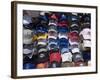 Baseball Caps for Sale, Santa Monica Pier, Santa Monica, California, USA-Ethel Davies-Framed Photographic Print