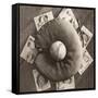 Baseball Cards-Judy B^ Messer-Framed Stretched Canvas